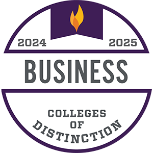 Colleges of Distinction badge - Business 2024-2025