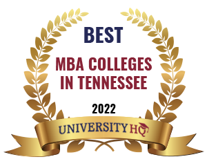 Best M.B.A. colleges in Tennessee badge